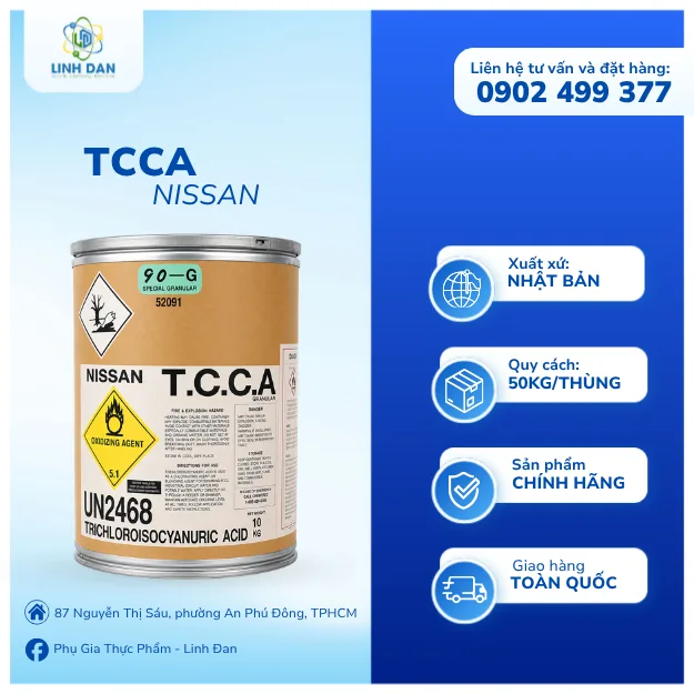Bao bì TCCA Nissan Nhật Bản, ảnh tham khảo sản phẩm